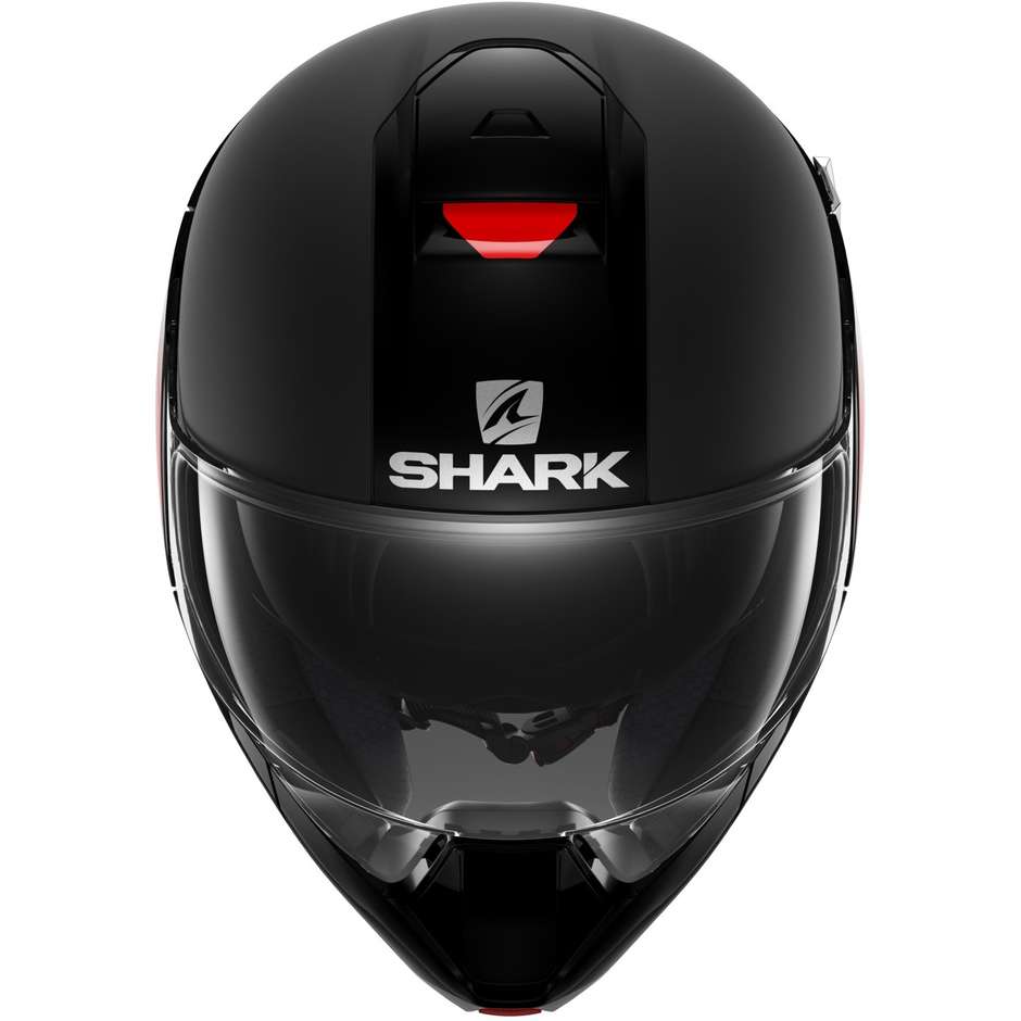 Shark EVOJET KARONN modularer Motorradhelm schwarz rot schwarz