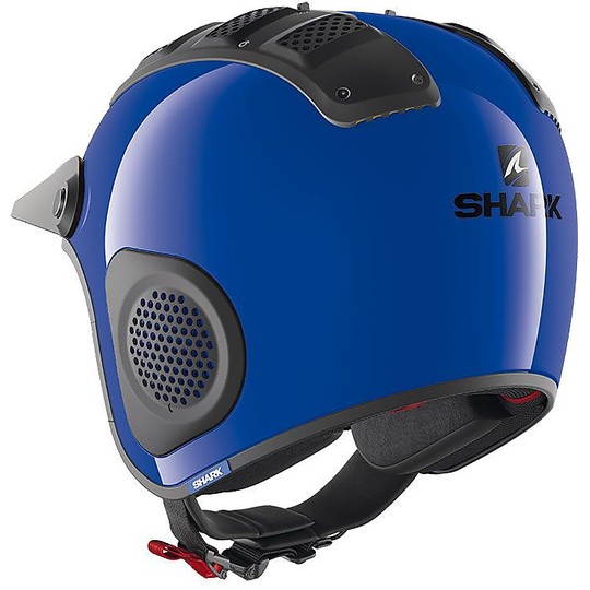 Shark Fiber Jet ATV-DRAK Blue Motorcycle Helmet