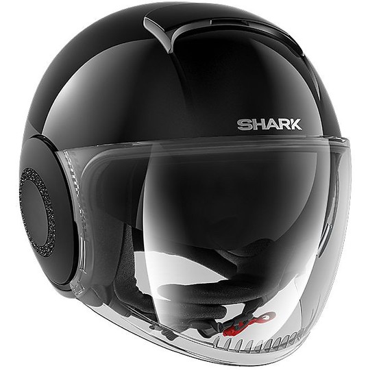 Shark Jet helmet NANO Crystal Dual Swarovski Black