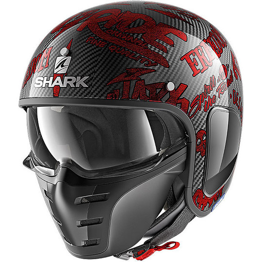 Shark Jet Helmet S-DRAK FREESTYLE CUP Carbon Red