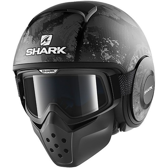 Shark Jet Motorcycle Helmet DRAK EVOK Matt Black