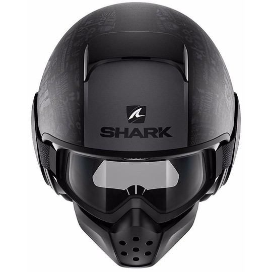 Shark Jet Motorcycle Helmet DRAK TRIBUTE RM Anthracite Matt