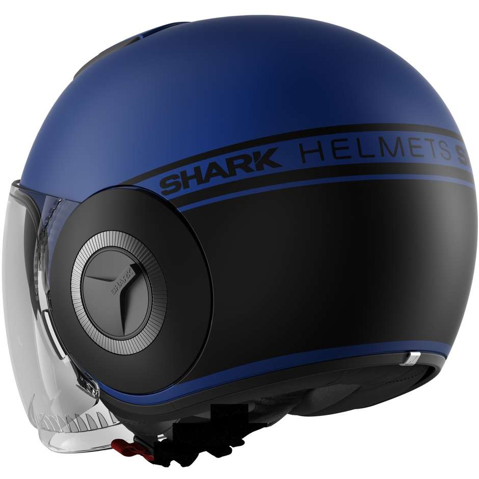 Shark Jet Motorcycle Helmet SHARK NANO STREET NEON Blue Black Blue