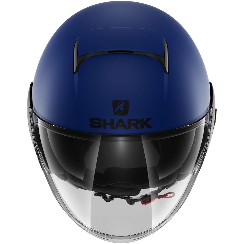 Shark Jet Motorcycle Helmet SHARK NANO STREET NEON Blue Black Blue