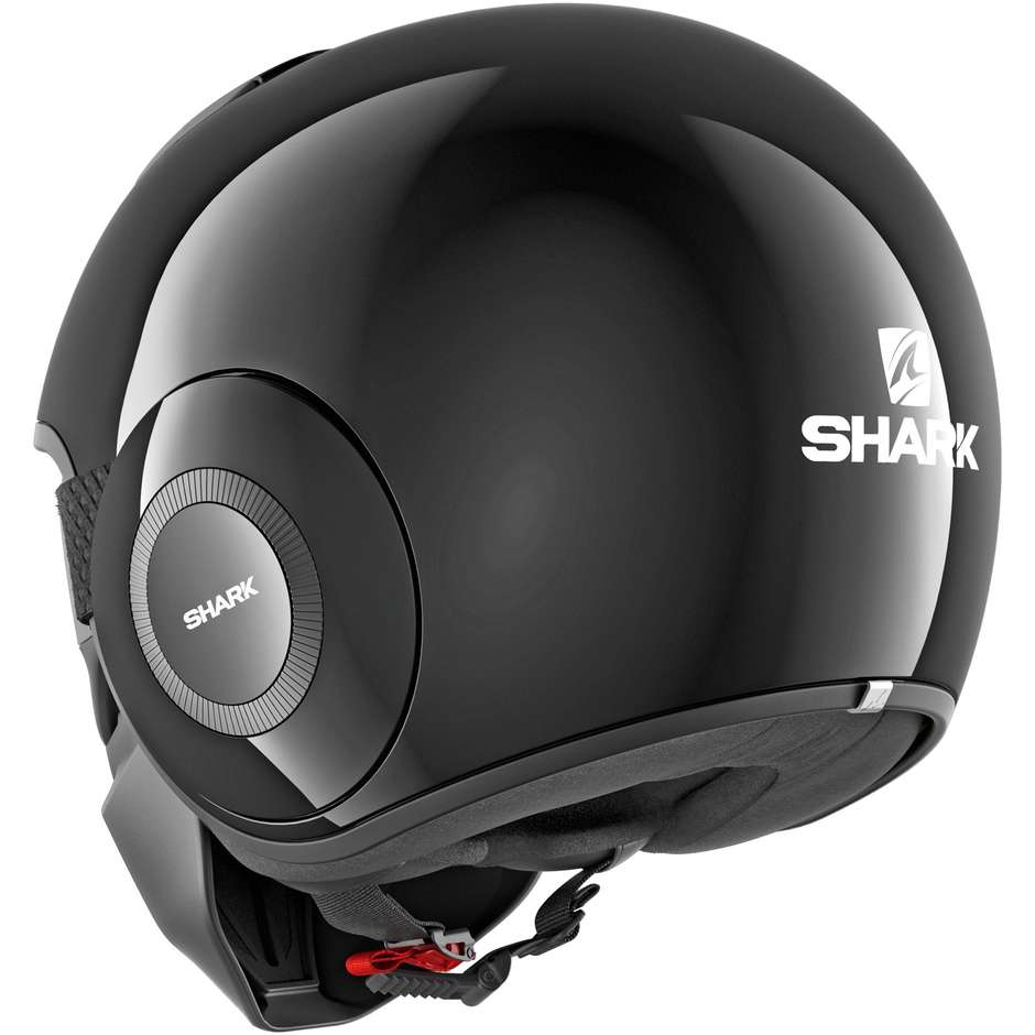 Shark Jet Motorcycle Helmet STREET-DRAK Blank Glossy Black