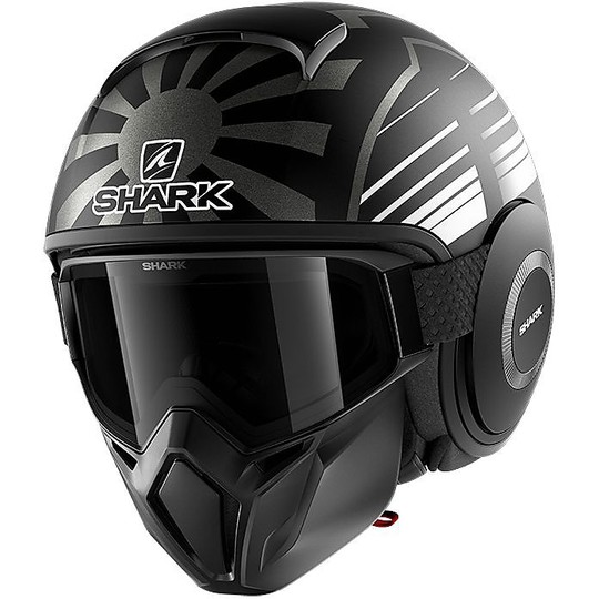Shark Jet Motorcycle Helmet STREET-DRAK ZARCO Matt Malaysia GP Black Anthracite