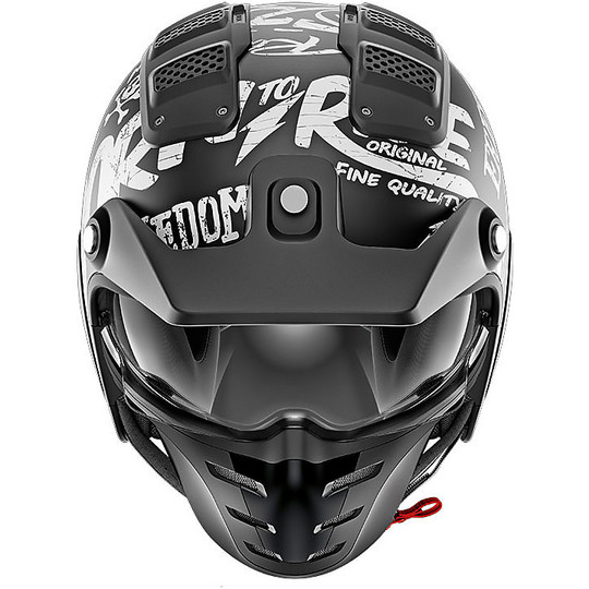 Shark Motorcycle Helmet X-DRAK FREESTYLE CUP Black Matt White