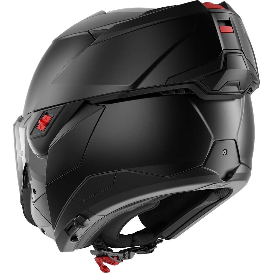 Shark OXO DARK SHADOW Matt Titanium P/J Modular Motorradhelm
