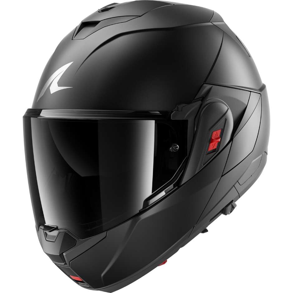 Shark OXO DARK SHADOW Matt Titanium P/J Modular Motorradhelm