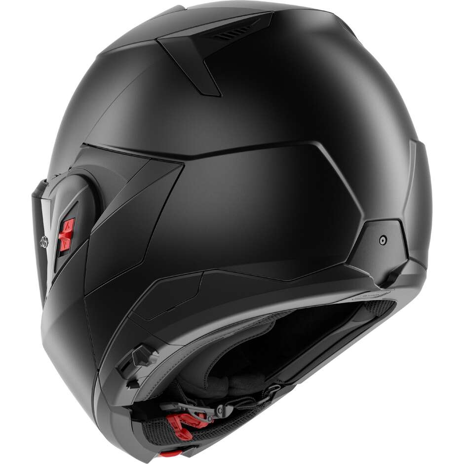 Shark OXO DARK SHADOW Matt Titanium P/J Modular Motorradhelm