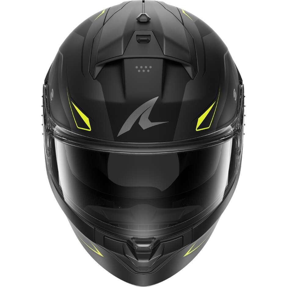 Shark RIDILL 2 MEKARIUM Matt Anthrazitgelber Integralhelm für Motorräder