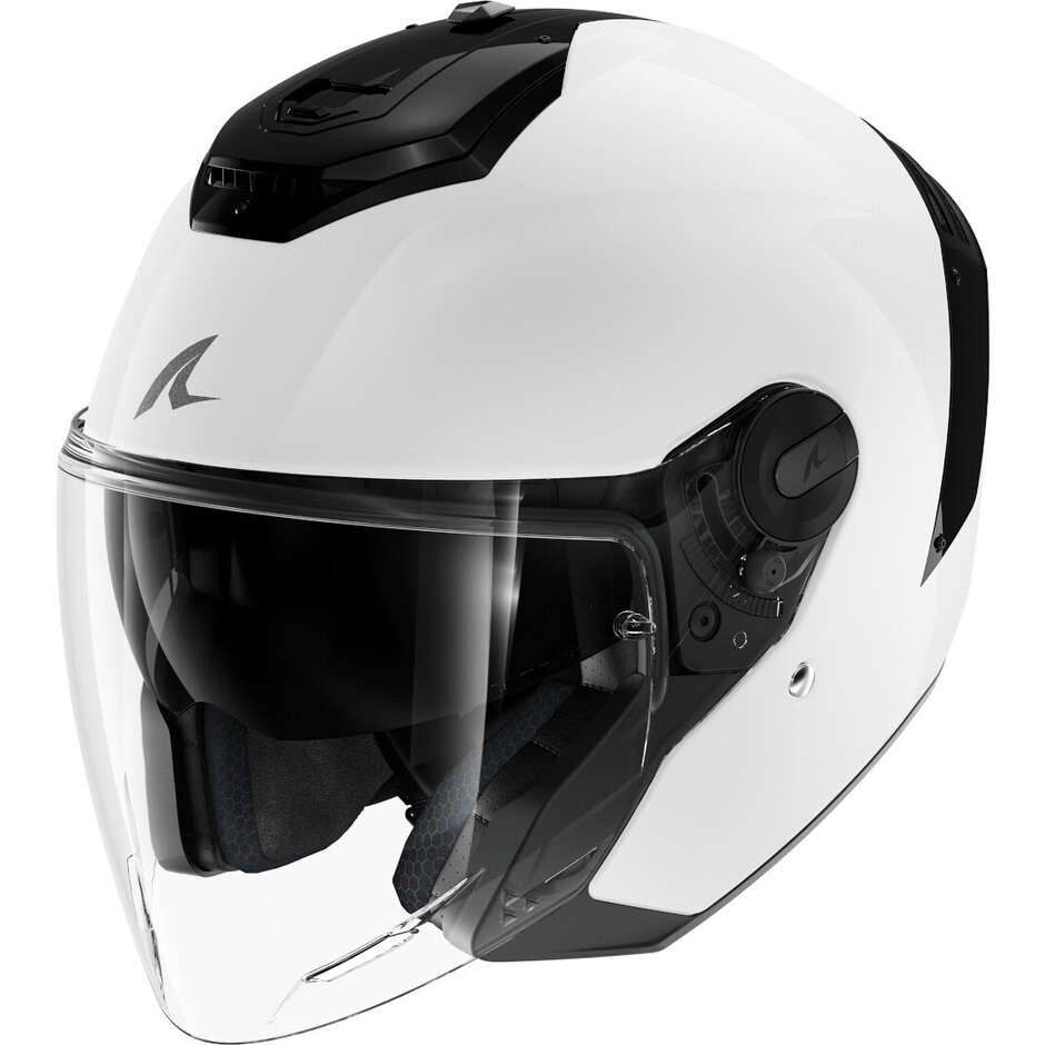 Shark RS JET BLANK White Motorcycle Helmet