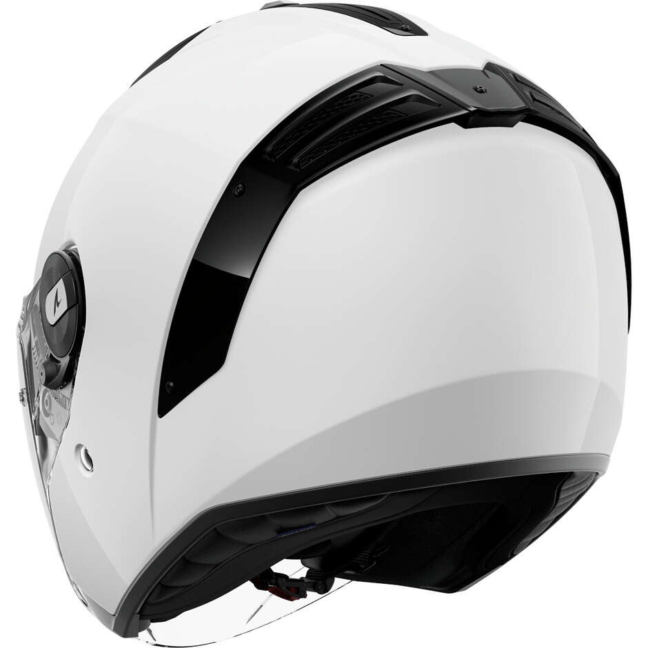 Shark RS JET BLANK White Motorcycle Helmet