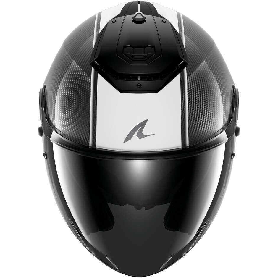 Shark RS JET CARBON BLANK Carbon White Black Motorcycle Helmet