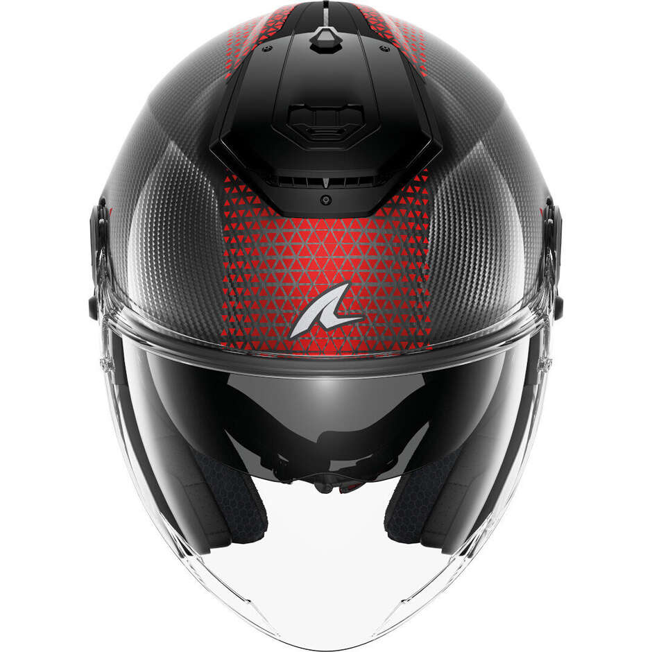 Shark RS JET CARBON IKONIK Carbon Red Chrome Motorradhelm
