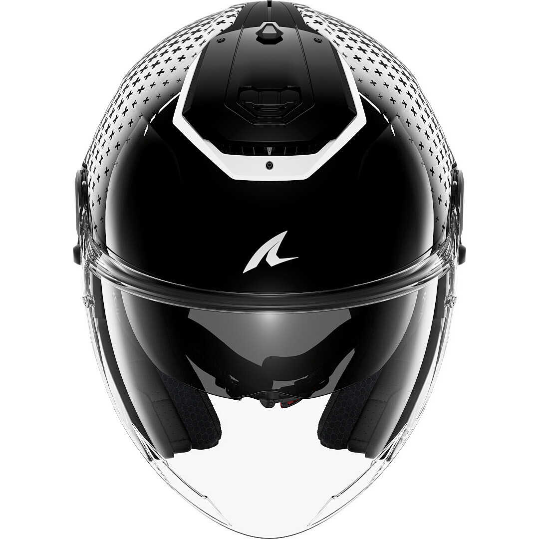 Shark RS JET STRIDE Jet Motorcycle Helmet Black White Black For Sale ...