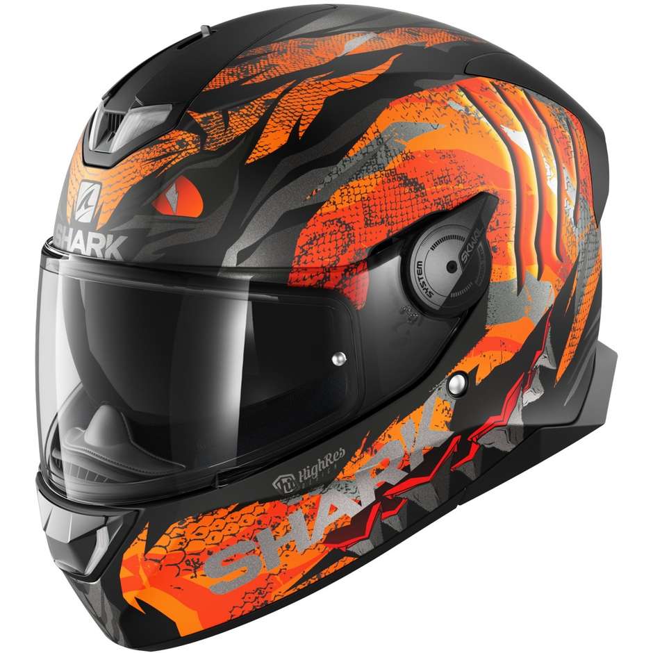 Shark SKWAL 2 IKER LECUONA Integral Motorcycle Helmet Black Orange Gray