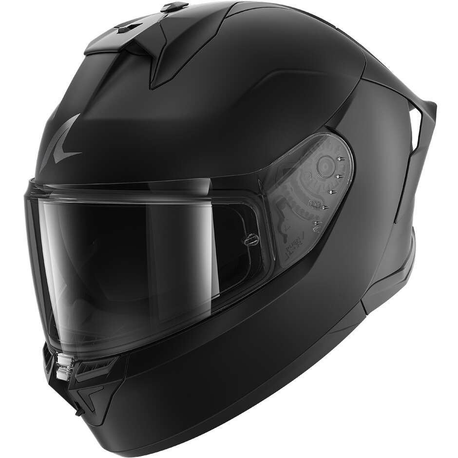 Shark SKWAL CUP BLANK Full Face Motorcycle Helmet, Matt Black