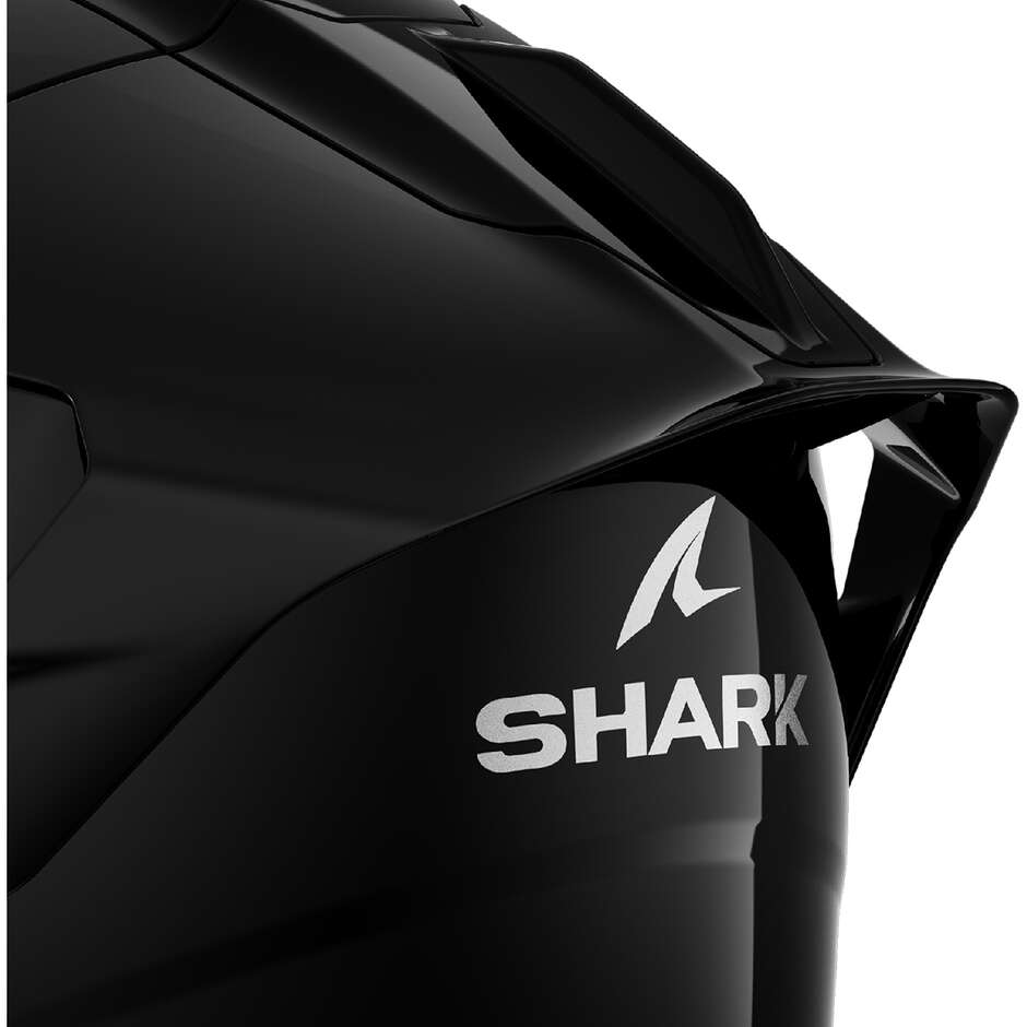 Shark SKWAL CUP BLANK Integralhelm für Motorräder, Schwarz