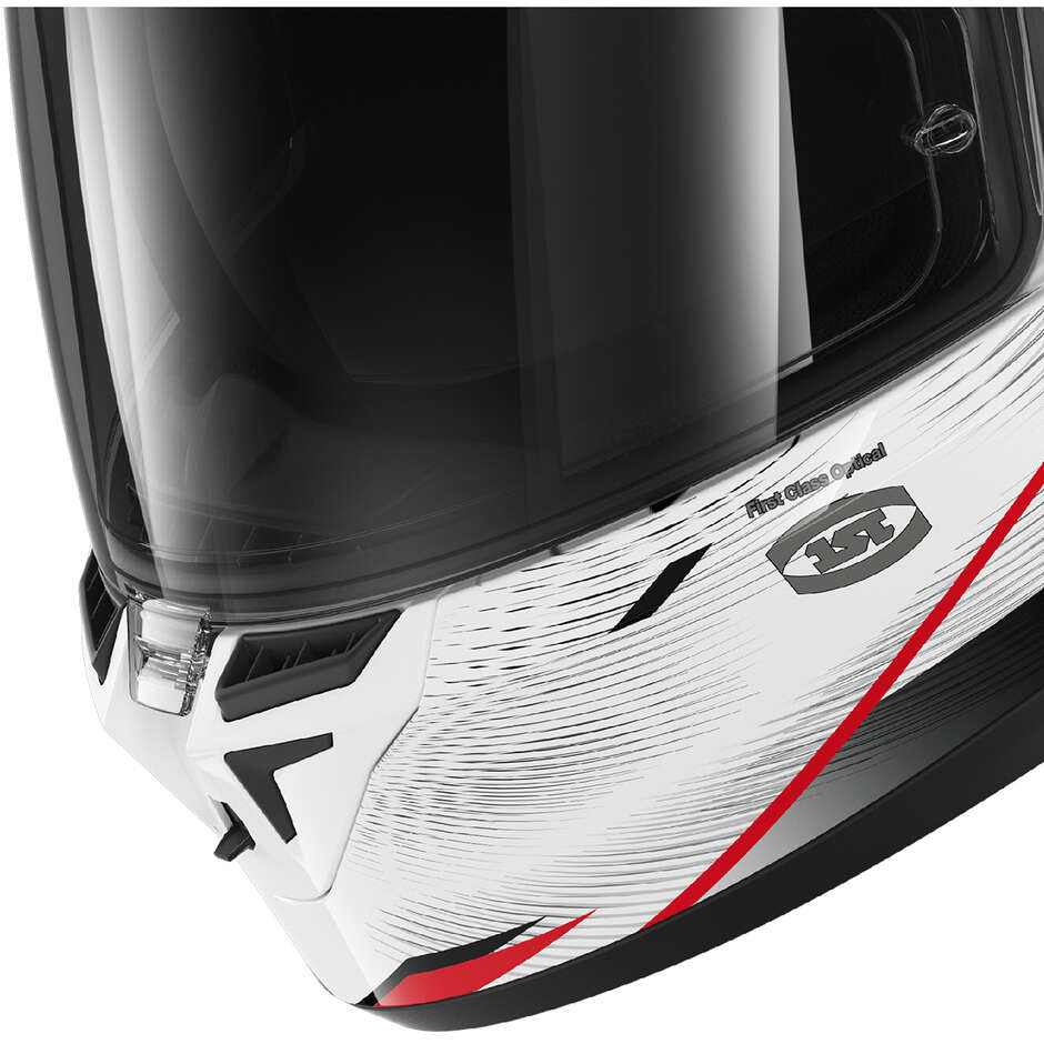 Shark SKWAL CUP SPEED-TECH Full Face Motorcycle Helmet White Red Black