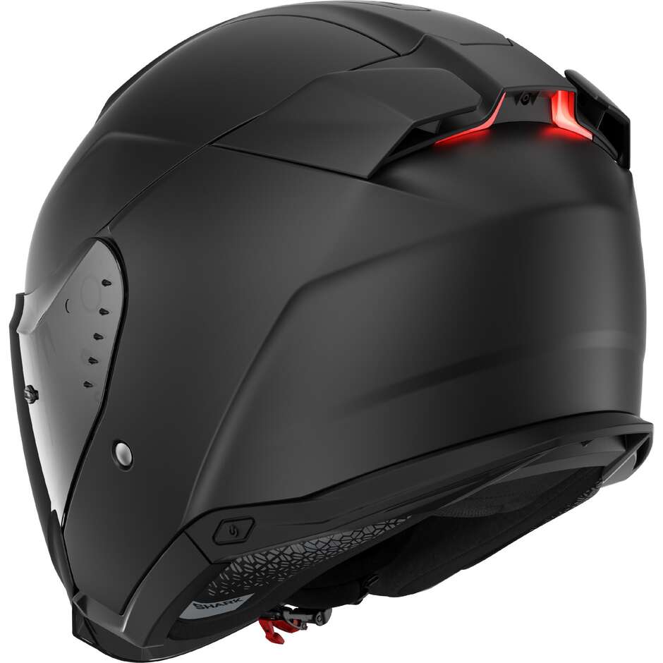 Shark SKWAL i3 JET DARK SHADOW Mattschwarzer Jet-Motorradhelm
