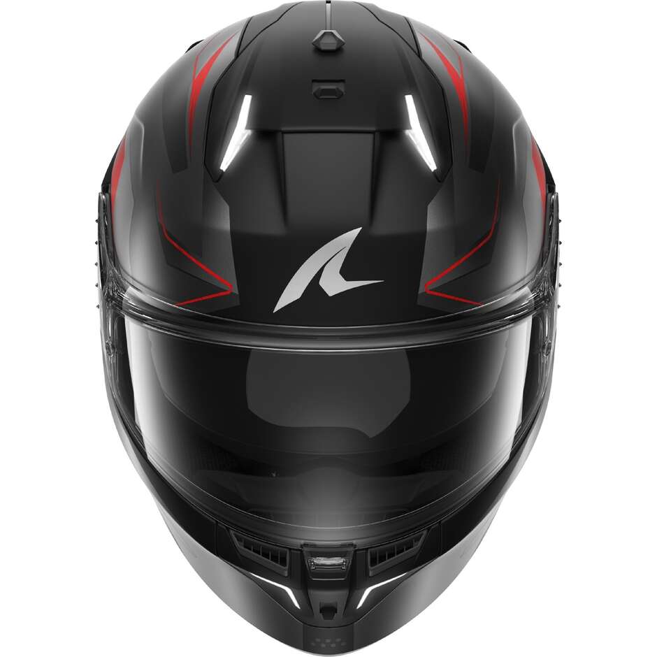 Shark SKWAL i3 MEKARIUM Mat Full Face Motorcycle Helmet Black Anthracite Red