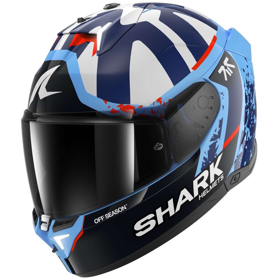 Shark SKWAL i3 REPLICA RAUL FERNANDEZ Full Face Motorcycle Helmet Blue Blue White