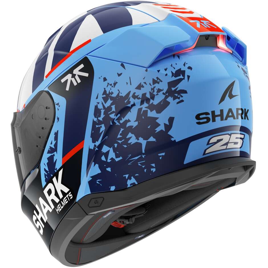 Shark SKWAL i3 REPLICA RAUL FERNANDEZ Full Face Motorcycle Helmet Blue Blue White