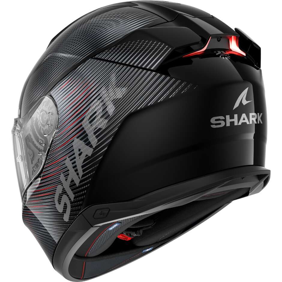 Shark SKWAL i3 SP LYNE Full Face Motorcycle Helmet Black Anthracite Red