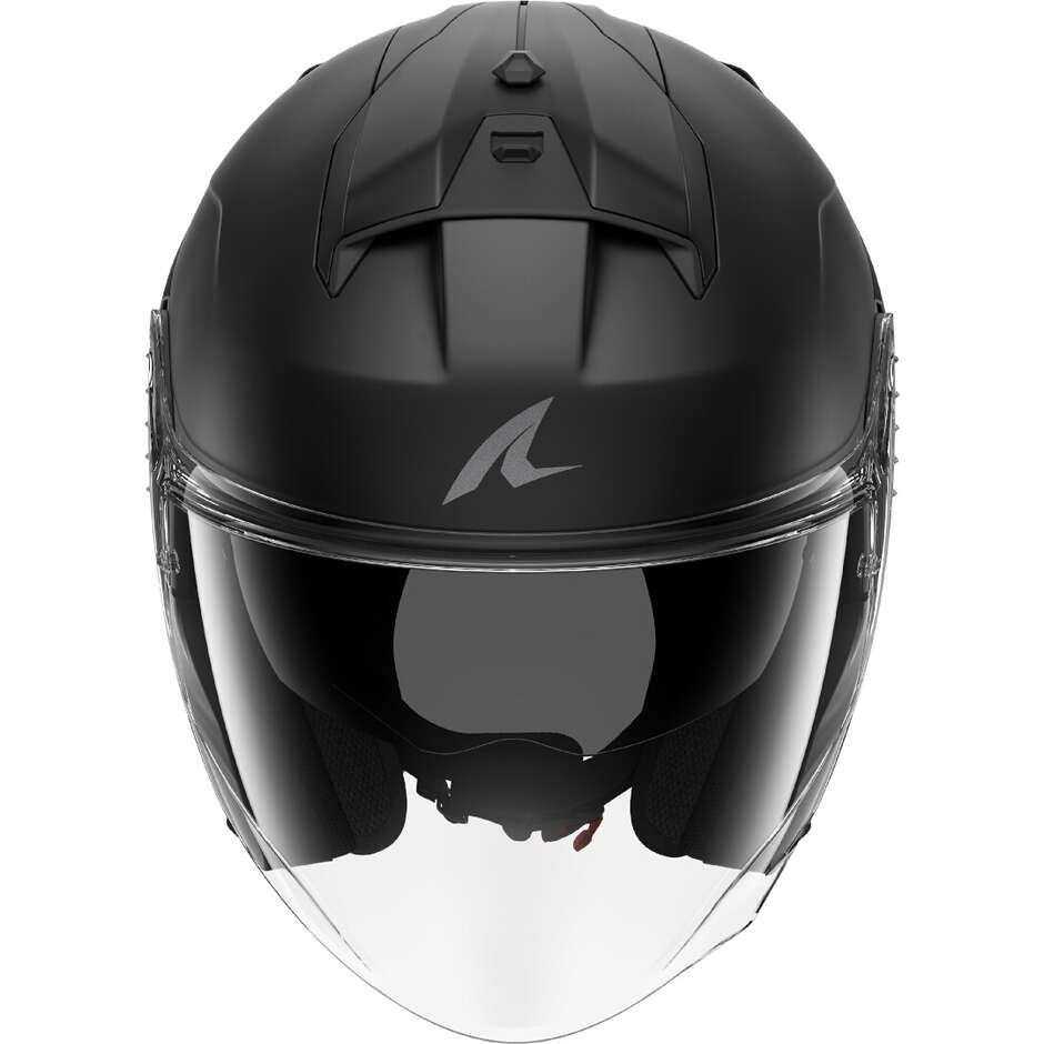 Shark SKWAL JET BLANK Mattschwarzer Integral-Motorradhelm