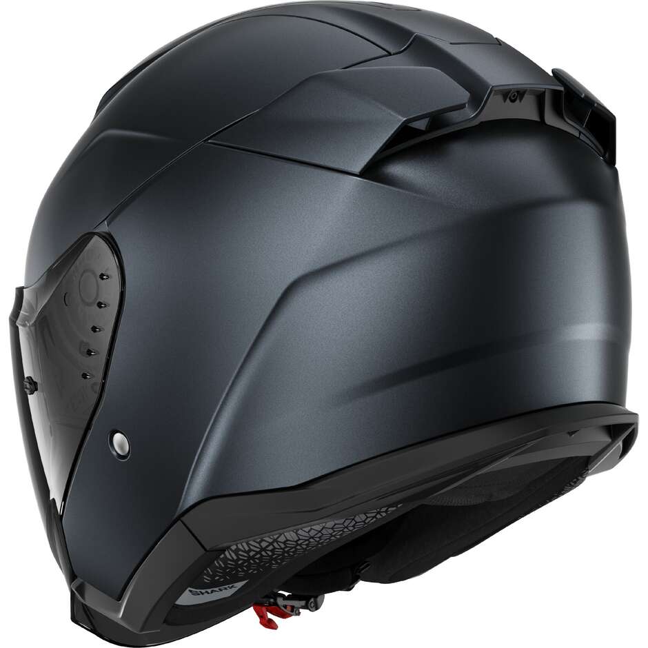 Shark SKWAL JET DARK SHADOW Jet Motorradhelm Matt Stahlblau