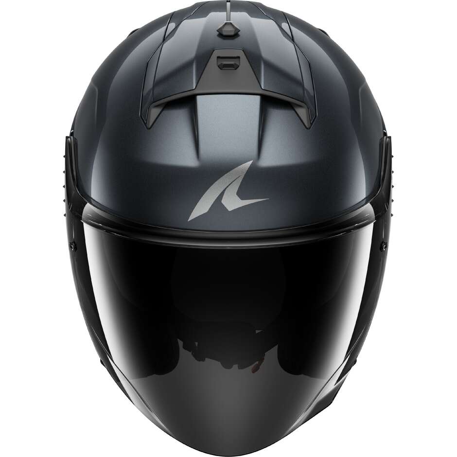 Shark SKWAL JET DARK SHADOW Jet Motorradhelm Matt Stahlblau