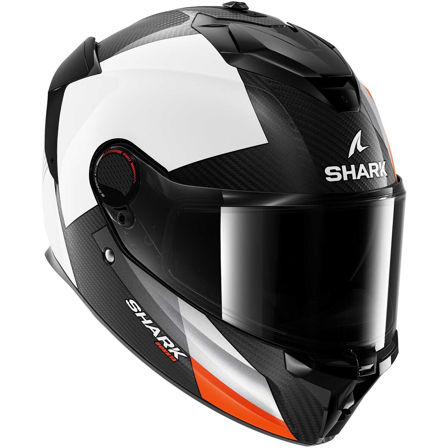 Casque moto intégral Shark Spartan Blank Blanc