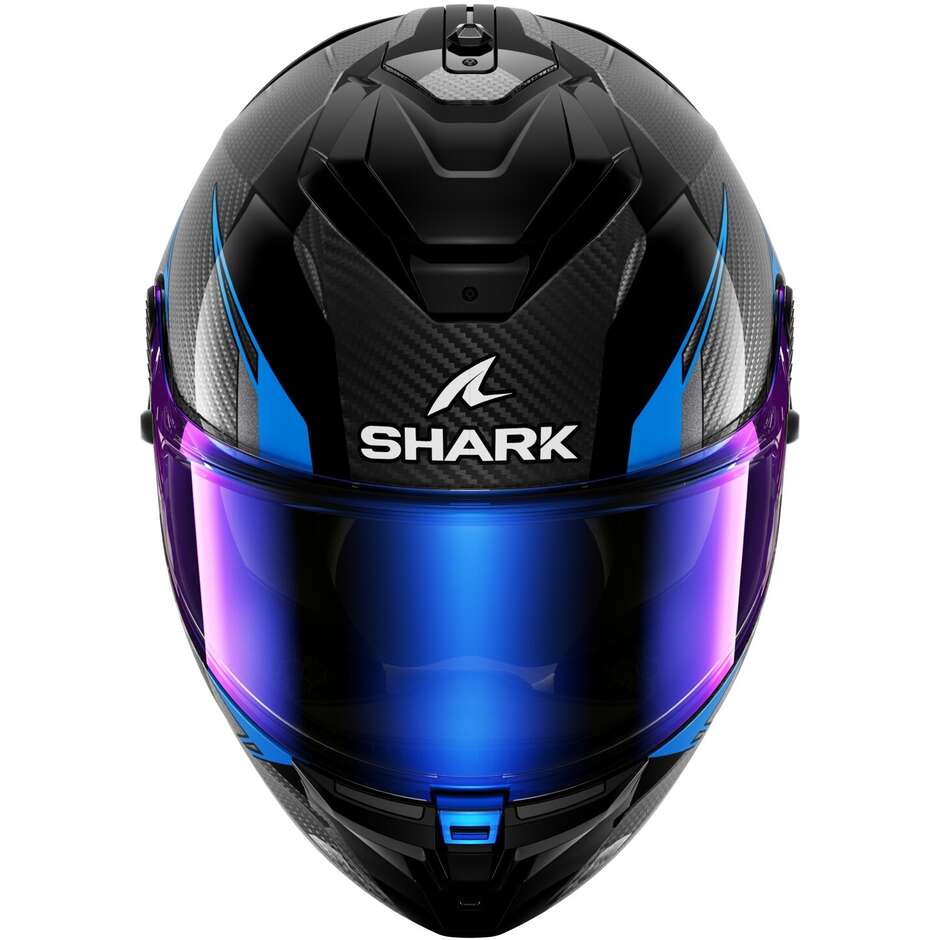 Shark SPARTAN GT PRO KULTRAM CARBON Carbon Integral-Motorradhelm Schwarz Blau