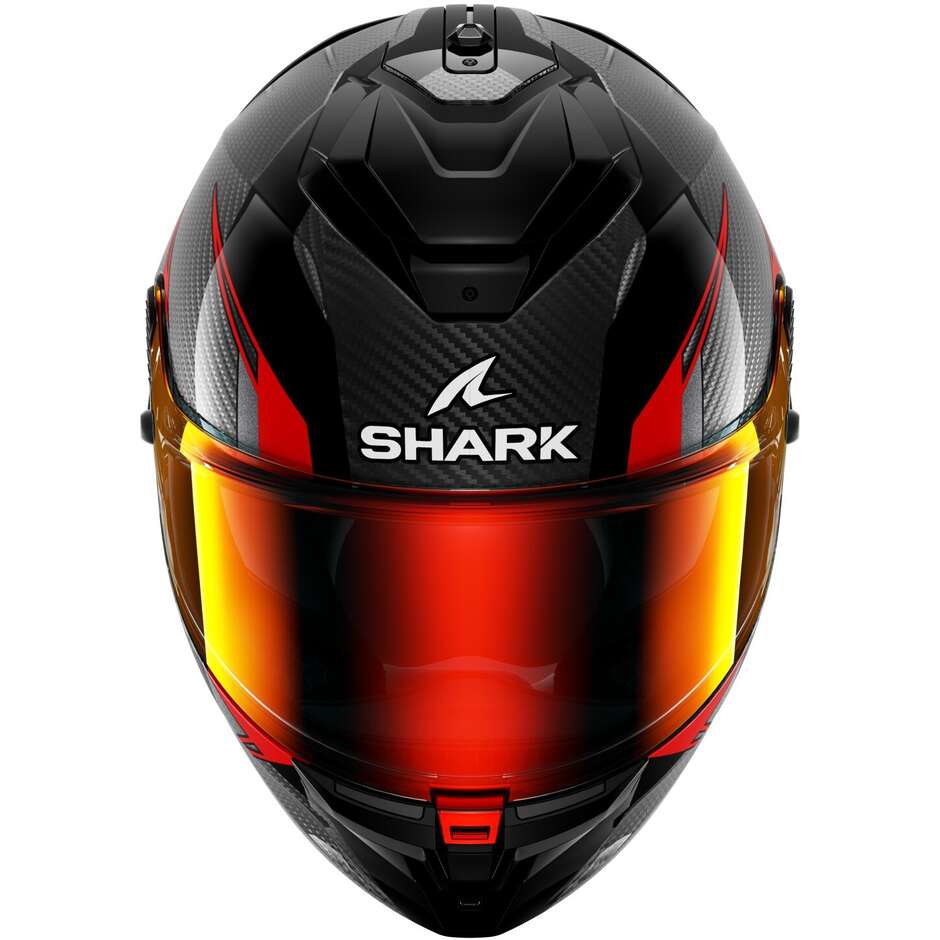 Shark SPARTAN GT PRO KULTRAM CARBON Casque de moto intégral noir rouge carbone