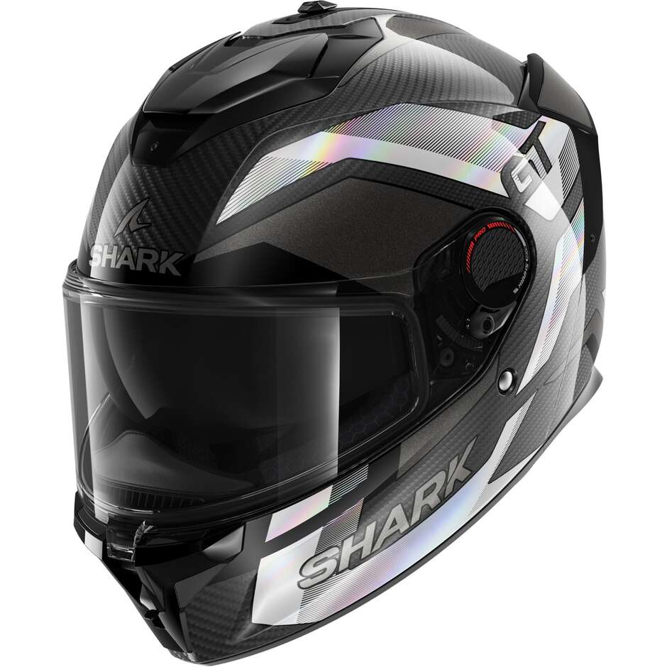 Shark SPARTAN GT PRO RITMO CARBON Carbon Anthracite Iridescent Integral Motorcycle Helmet