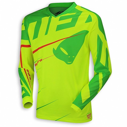 Shirt Moto Cross Enduro UFO Hydra Jersey Grün Neon