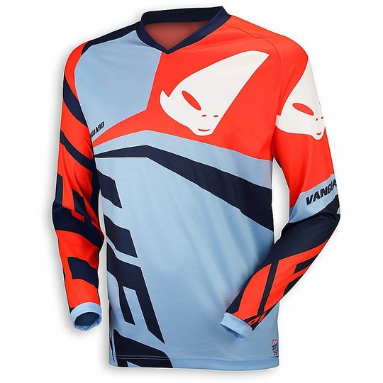 Shirt Moto Cross Enduro UFO Vanguard Jersey Neon Blau Türkis