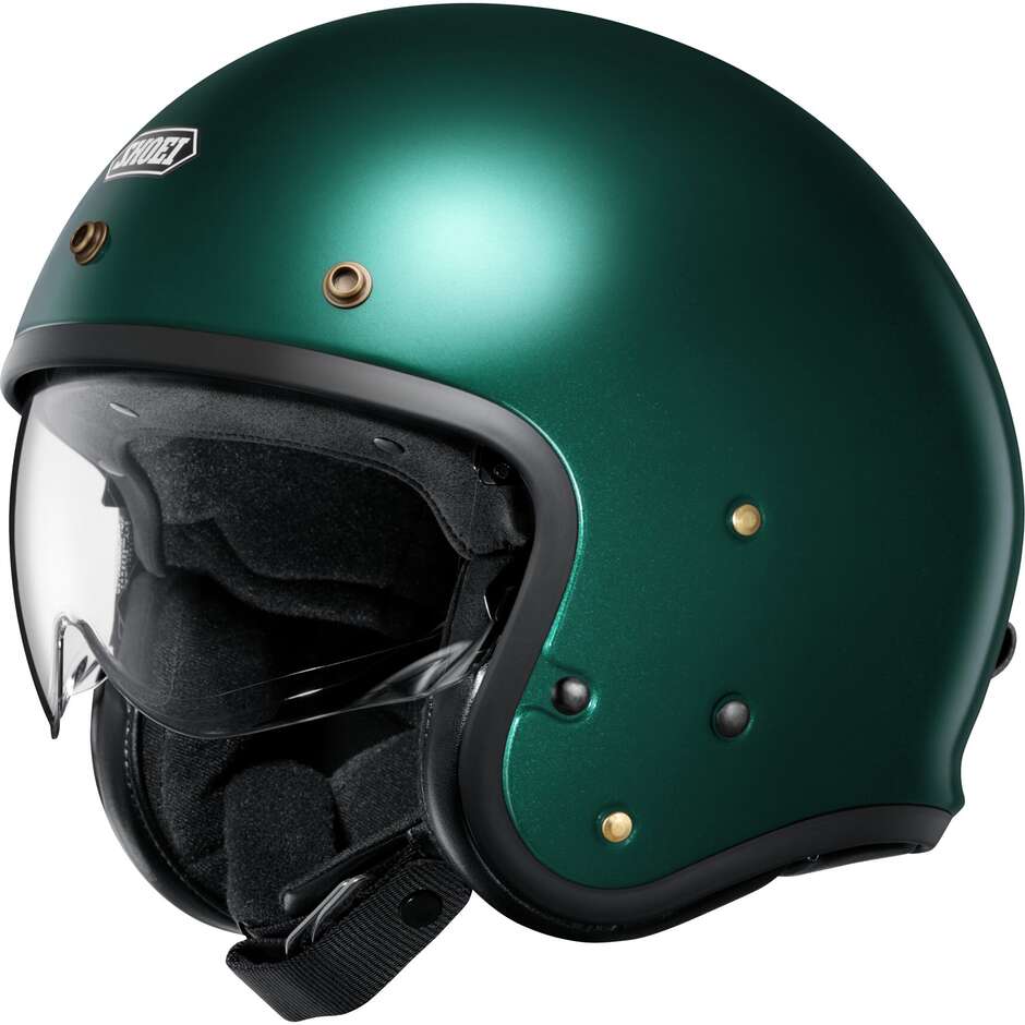 Shoei J.O2 British Green Motorrad Jethelm
