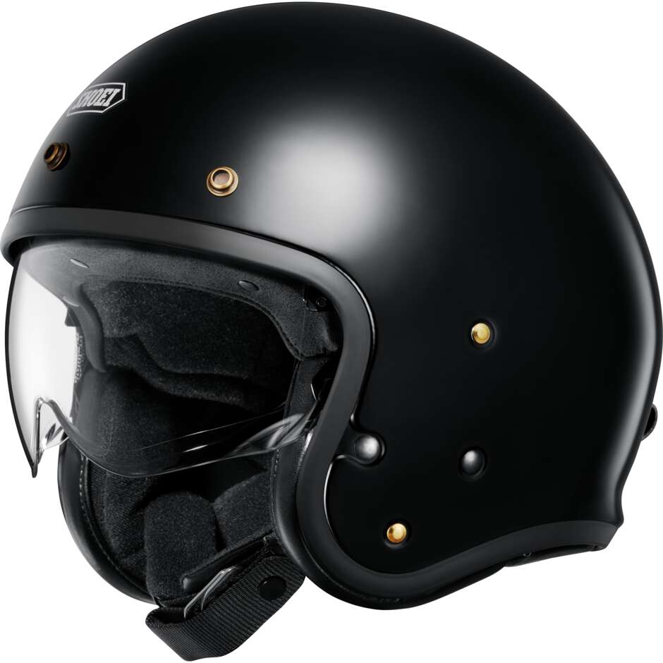 Shoei J.O2 Jet Motorcycle Helmet Gloss Black