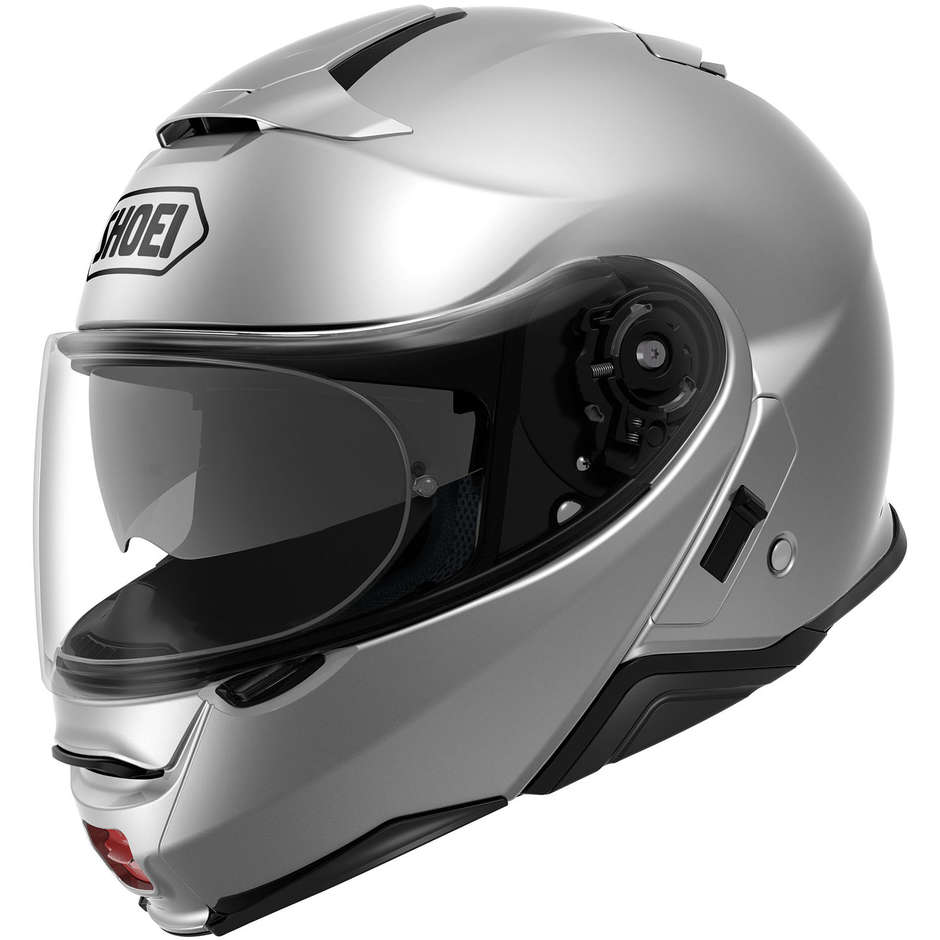 Shoei NEOTEC II Ligth Silver Modular Motorcycle Helmet