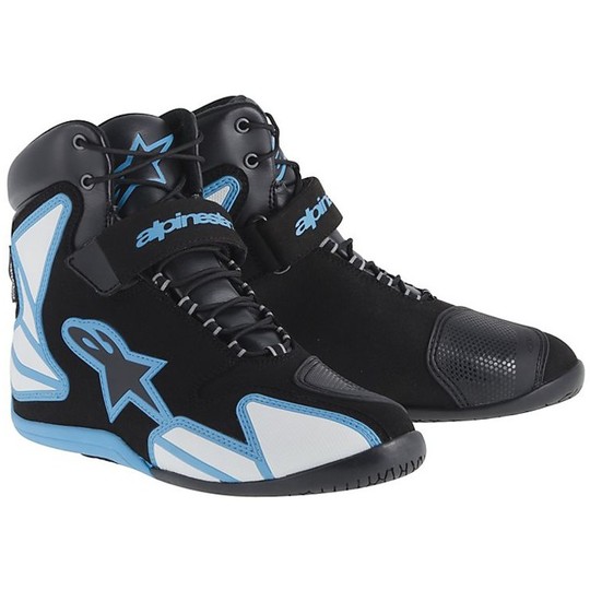 Shoes Alpinestars Motorcycle Technical FASTBACK WP New Black Blue