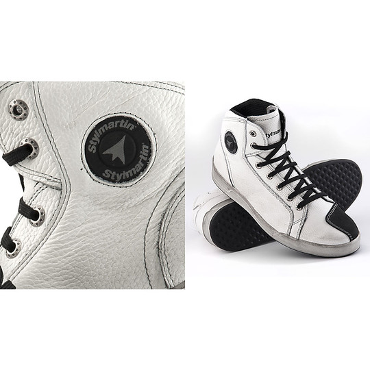 Shoes Moto Techniques Stylmartin Urban Line PANAMA White For Sale