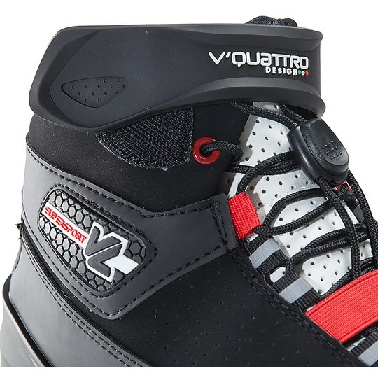 Shoes Moto Techniques Vquattro Supersport Vented Black White