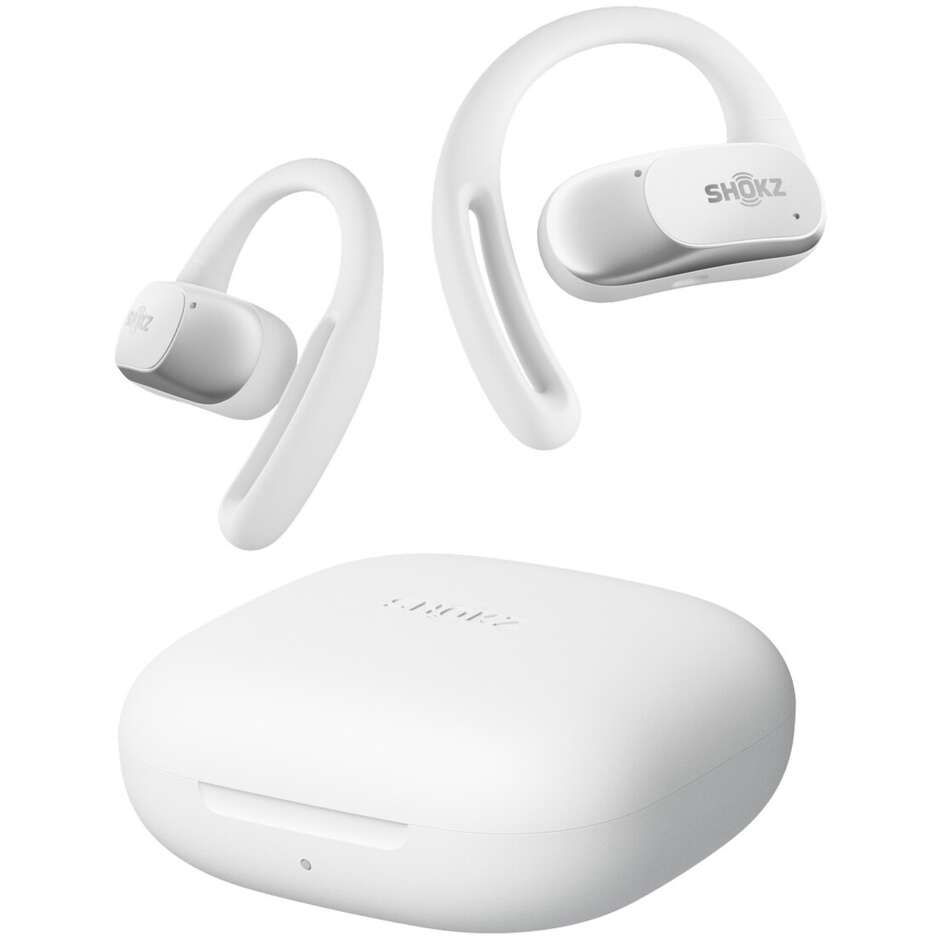 Shokz Openfit Air Knochenleitungskopfhörer Weiß