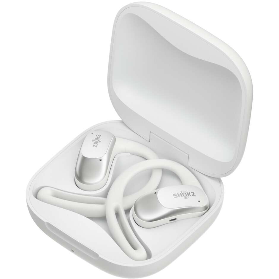 Shokz Openfit Air Knochenleitungskopfhörer Weiß