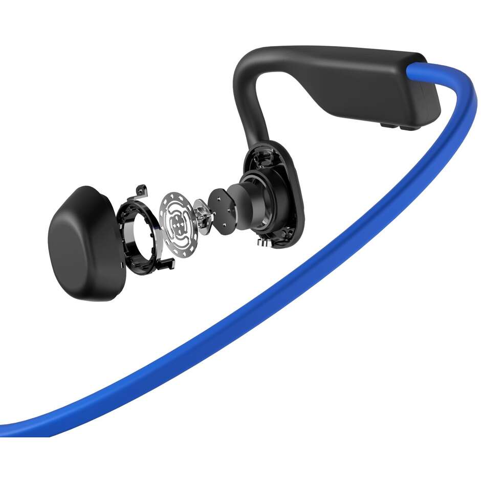 Shokz Openmove Knochenleitungskopfhörer Blau