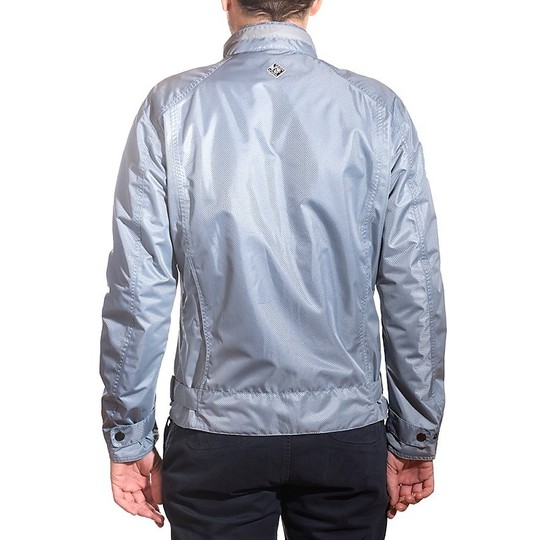 Short jacket in Tucano Urbano fabric 8979MF025 AREOS Light Gray