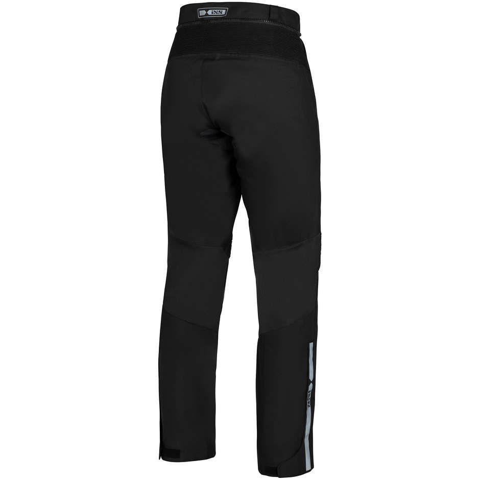 Shortened Motorcycle Pants In Ixs GERONA AIR 1.0 Black Gray Red Fabric