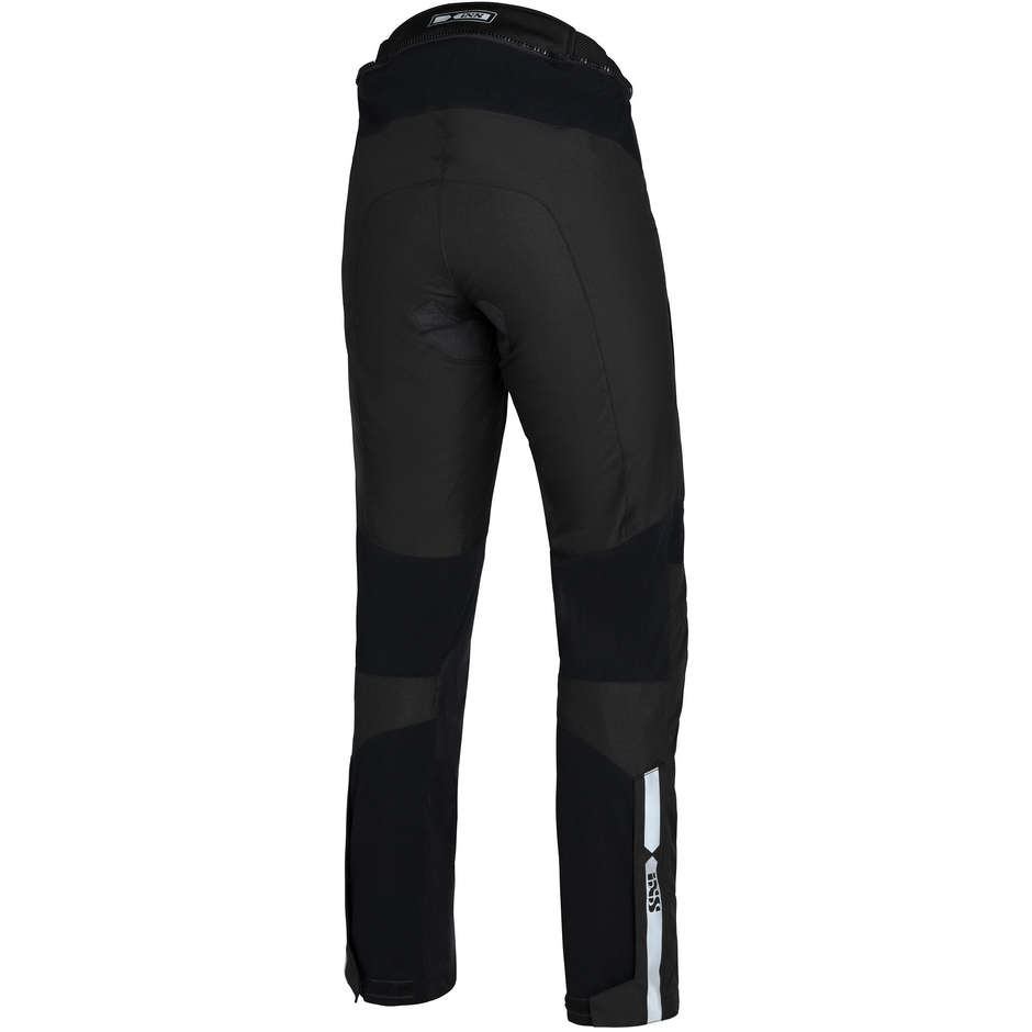 Shortened Motorcycle Pants In Ixs TROMSO ST 2.0 Black Fabric